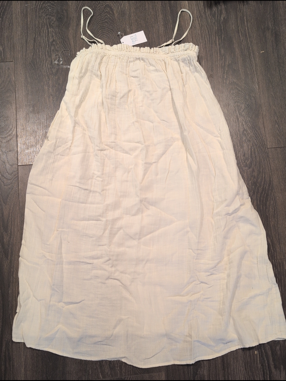 Time & Tru Women's Sleeveless Double Cloth Cotton Midi Dress, Size M (8-10) NWT